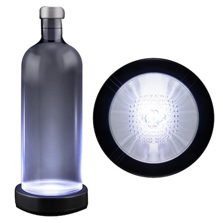 Endless Games White LED Switch Activated Bottle Base Light Display Drink Coaster EN3330005